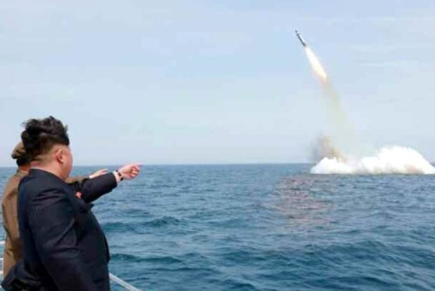 Teste de míssil norte-coreano
